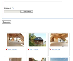 Immobilien Objektbilder verwalten